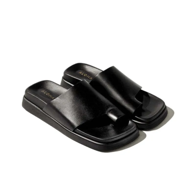 ALOHAS Stylish Sandals Women's Black-4