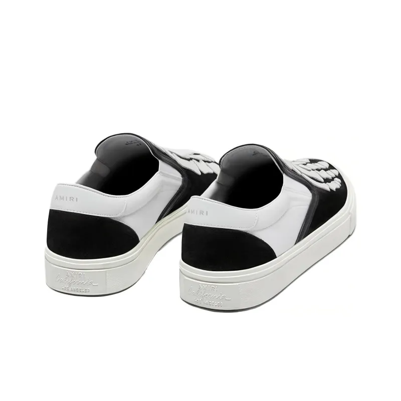 AMIRI Slip-On 'Skeleton Toe - Black White'-4