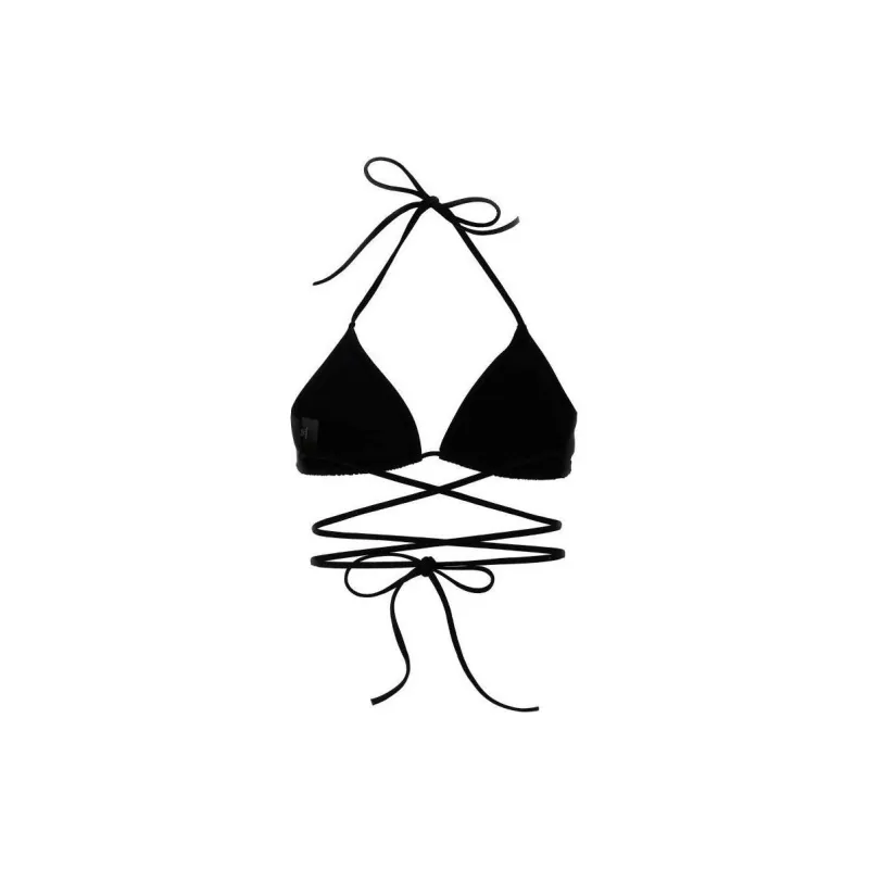 Vetements Logo print Triangle cup Bikini Top-1