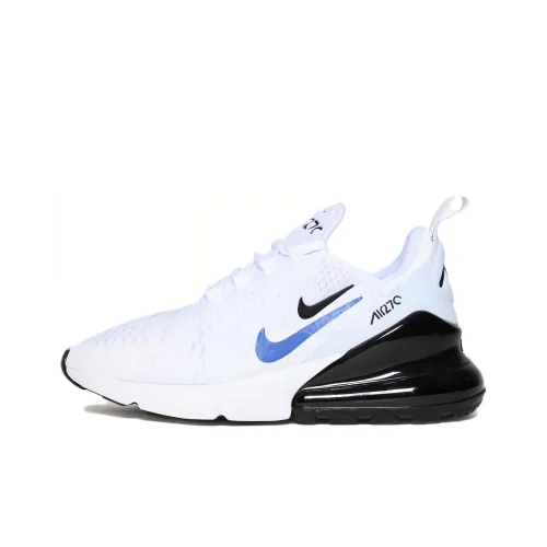 Nike Air Max 270 White Black Hyper Royal GS