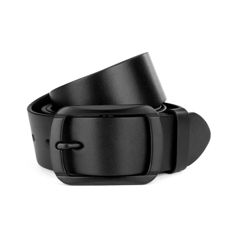 Cows Reign Single Layer Top Grain Cow Leather Leather Belts Men's 3.7CM-1