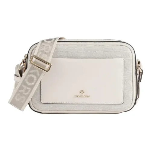MICHAEL KORS Maeve Cotton Shoulder Bag Crossbody Bag Women's Ivory
