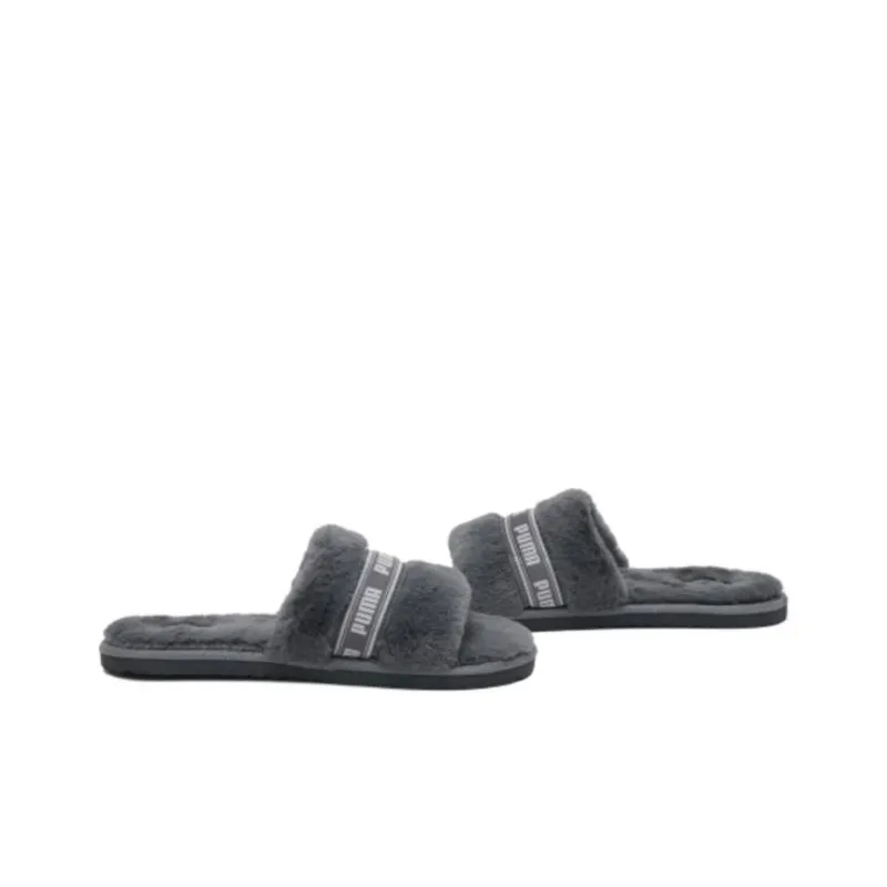 PUMA Rubber Sole Quiet Slide Slippers Women's Gray-2