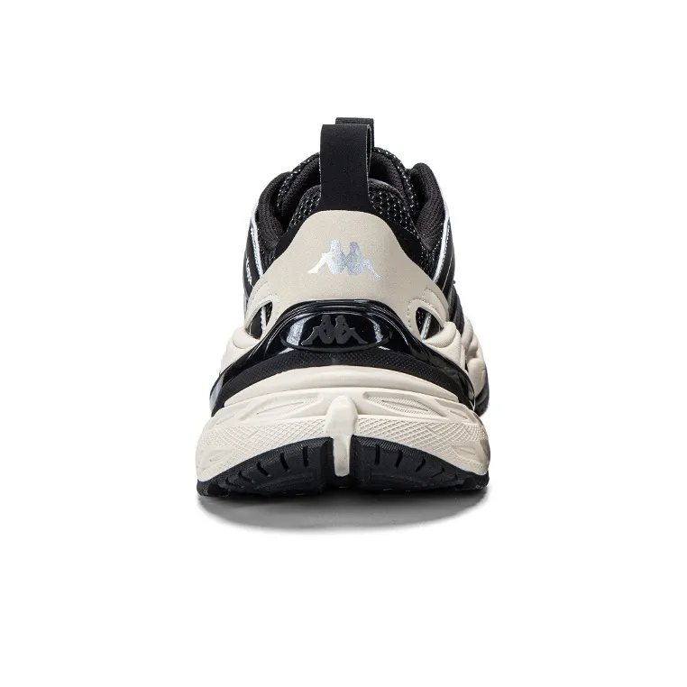 Kappa Anti Slip Wear Resistant Low Top Chunky Sneakers Men's Black-4