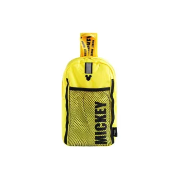 Disney Polyester Backpack Sling Bag Unisex Black/Yellow