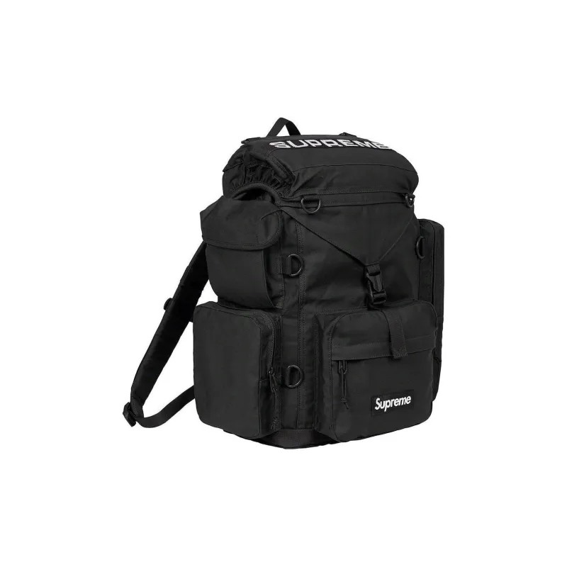 Supreme Nylon Backpack Unisex Black-1