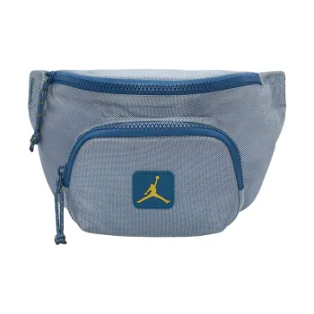 Jordan Polyester Sling Bags One Shoulder Crossbody Fanny Pack Unisex Blue Gray