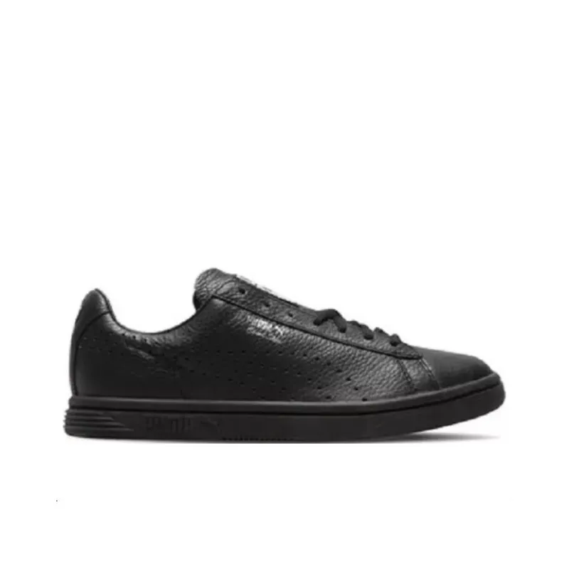 PUMA Court Star Gold Slip-Resistant Cushioning Wear-Resistant Low-Top Skateboard Shoes Unisex Black-1