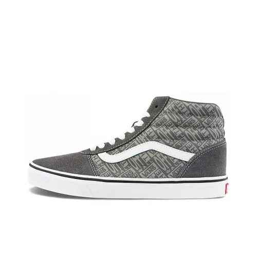 Vans Ward Skateboard Shoes Unisex High-Top Gray