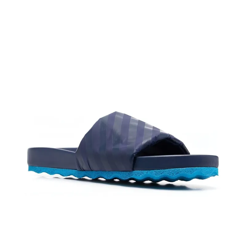 OFF-WHITE Diag Slide Slippers Men's Marine Blue-1