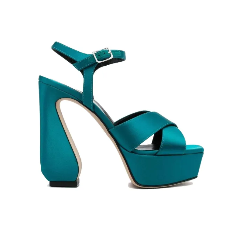 Si Rossi 140mm Buckle-fastening Sandals-1