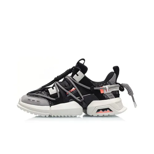 LiNing Chunky Sneakers Men Low-Top Black/White