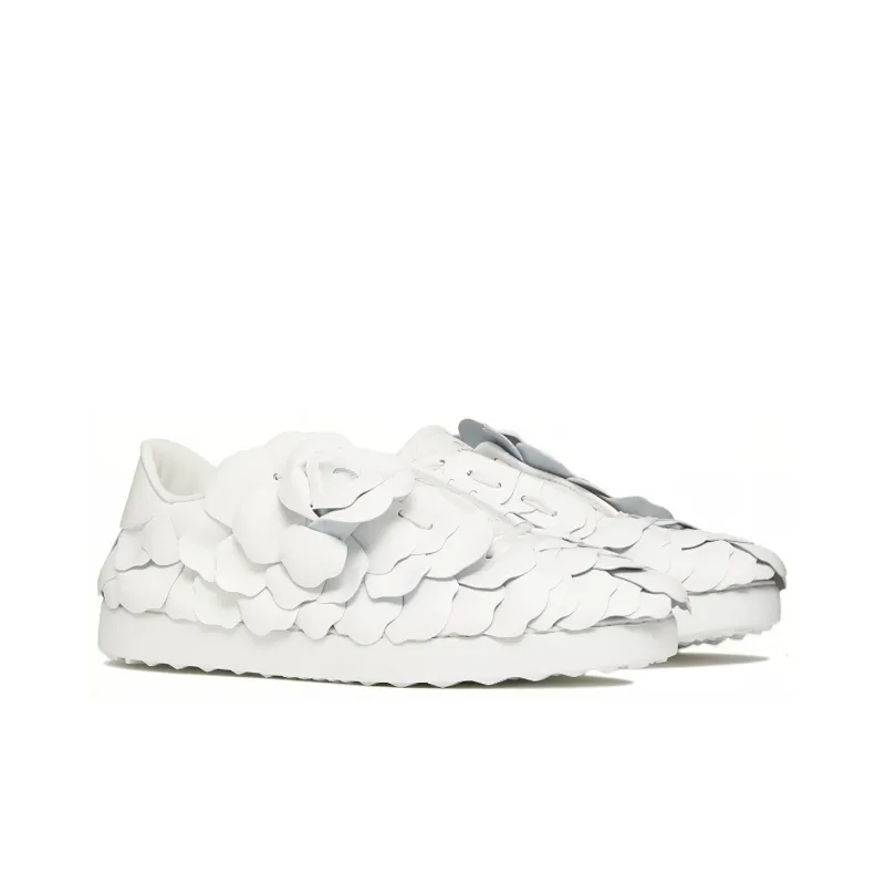 Valentino Atelier Garavani Low Top Stylish Skateboarding Shoes Men's White-2