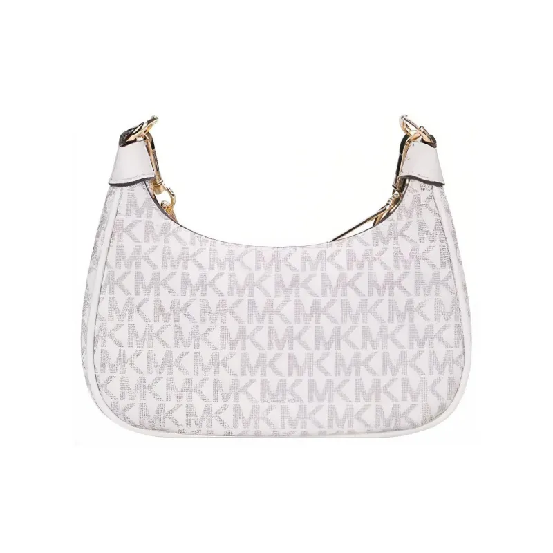 MICHAEL KORS PVC Shoulder Bag, Handbag, Shoulder Bag Women's Vanilla White-2