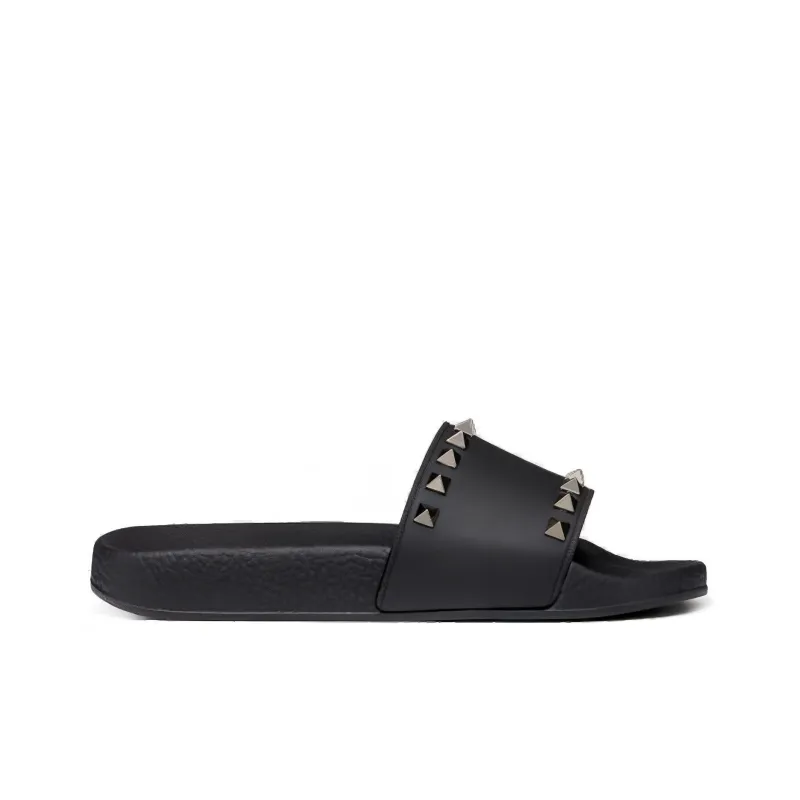 Valentino Women's Rockstud Slide 'Black'-1