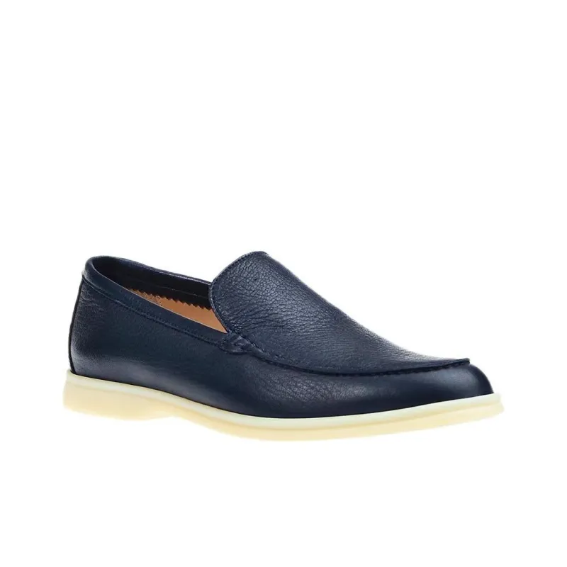 Loro Piana Loafers Men Blue-3