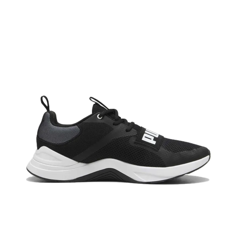 PUMA Prospect Slip Resistant Low Top Training Shoes Unisex Black White-1