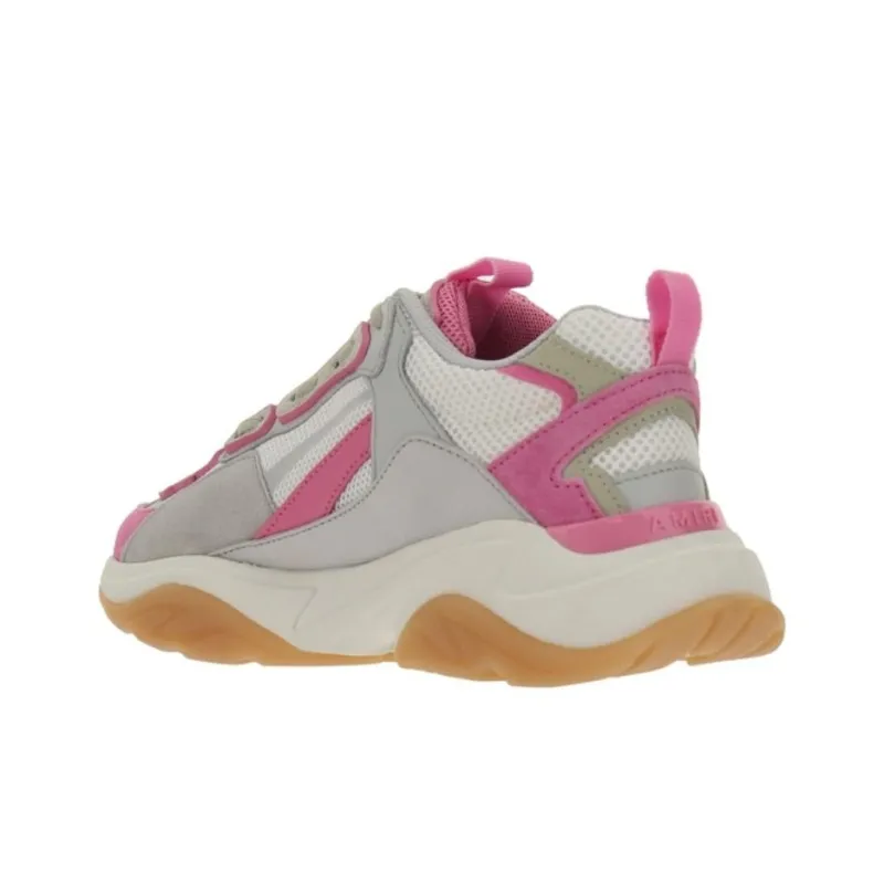 AMIRI Anti-Slip And Wear-Resistant Coverage Low-Top Casual Shoes Women's Pink White-3