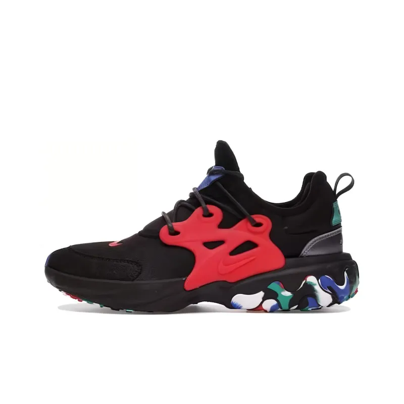Nike React Presto Black Red Multicolor GS-0