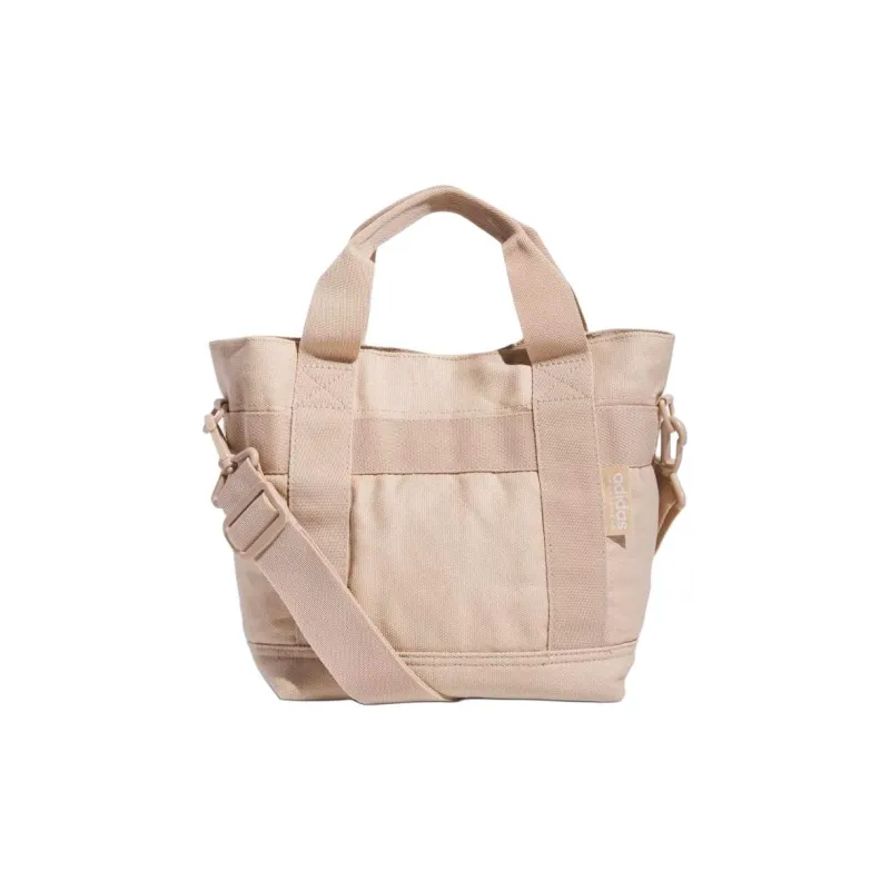 Adidas Canvas Canvas Bag Tote Bag Shopping Bag Shoulder Bag Crossbody Bag Handbag Mini Women's Iridescent Beige-2