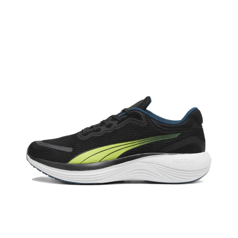 PUMA Scend Pro Slip-Resistant Low-Top Training Running Shoes Unisex Black Green-0