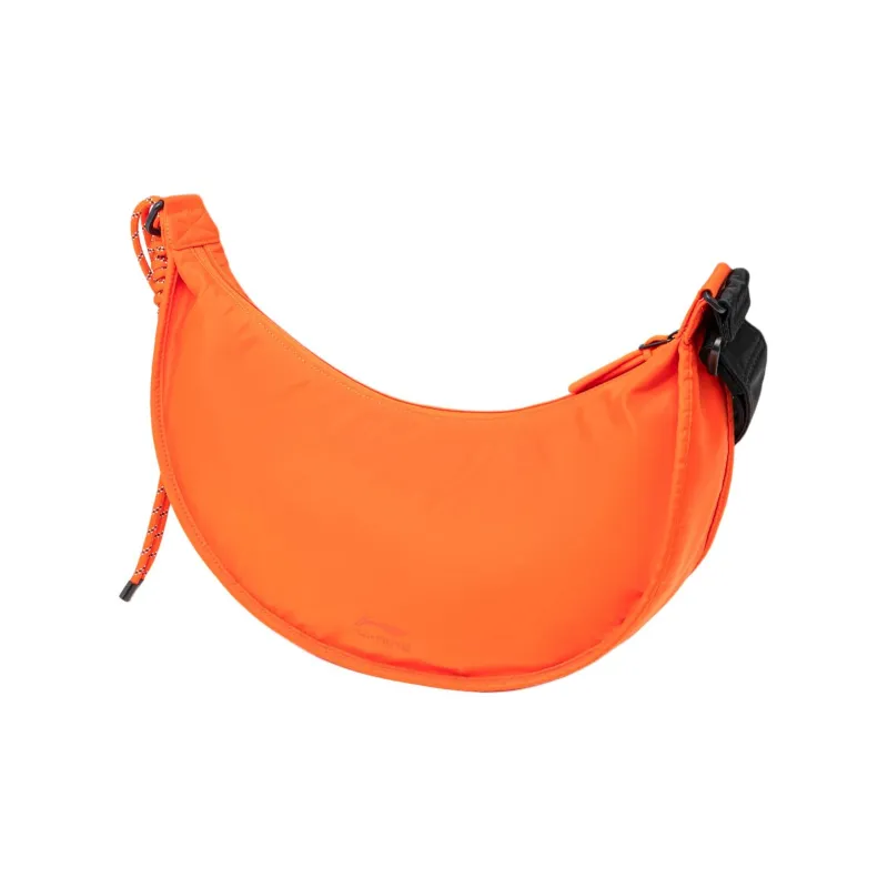 LiNing Sports Life Collection Fabric With Nylon Handbag, Shoulder Bag, Crossbody Bag Regular Unisex Tong Orange-1