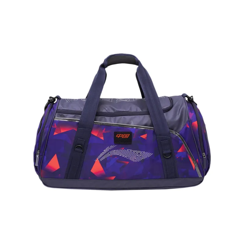 LiNing Fabric Travel Bag Regular Unisex Guangdong Blue-0