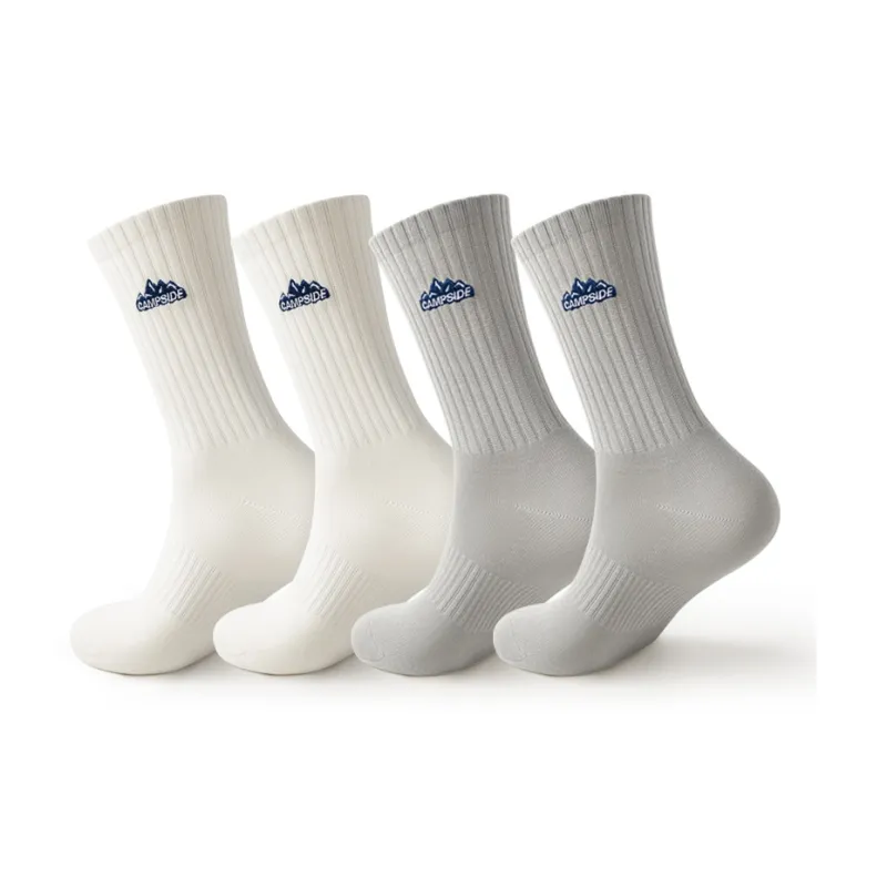 SHIWAJI Mid Calf Socks Men's 4 Pack-12