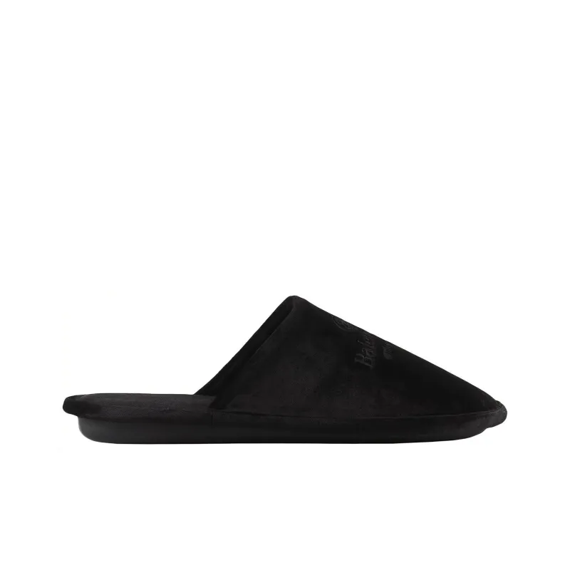 Balenciaga Home Embroidery Sandals Black-1