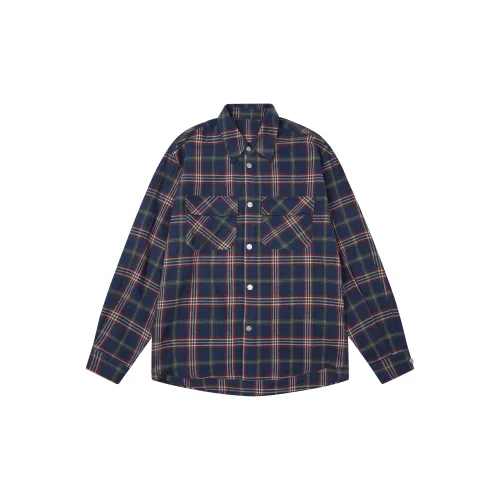 CHINISM Shirts Unisex Red Plaid