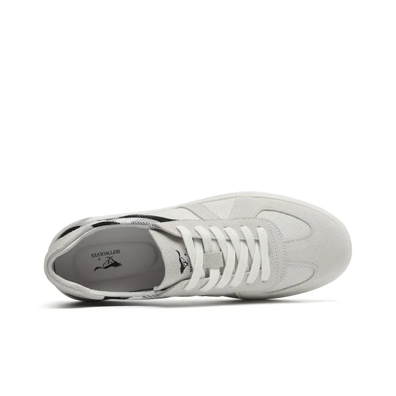 SEPTWOLVES Water-Resistant Lightweight Height Increasing Low-Top Skateboard Shoes Men's-4