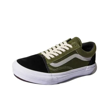 MIN NANO x Vans Old Skool Cushioning Low Top Skateboard Shoes Men's Green Black White