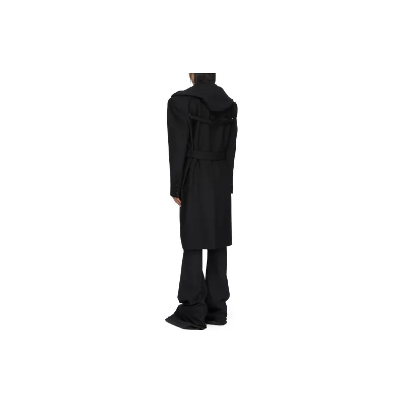 RICK OWENS Hooded Lido Tatlin Coat-1