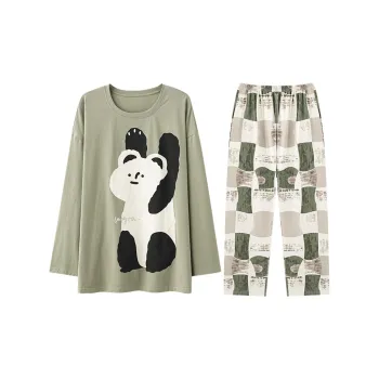 Lan Miao Pajama Set Men's Green