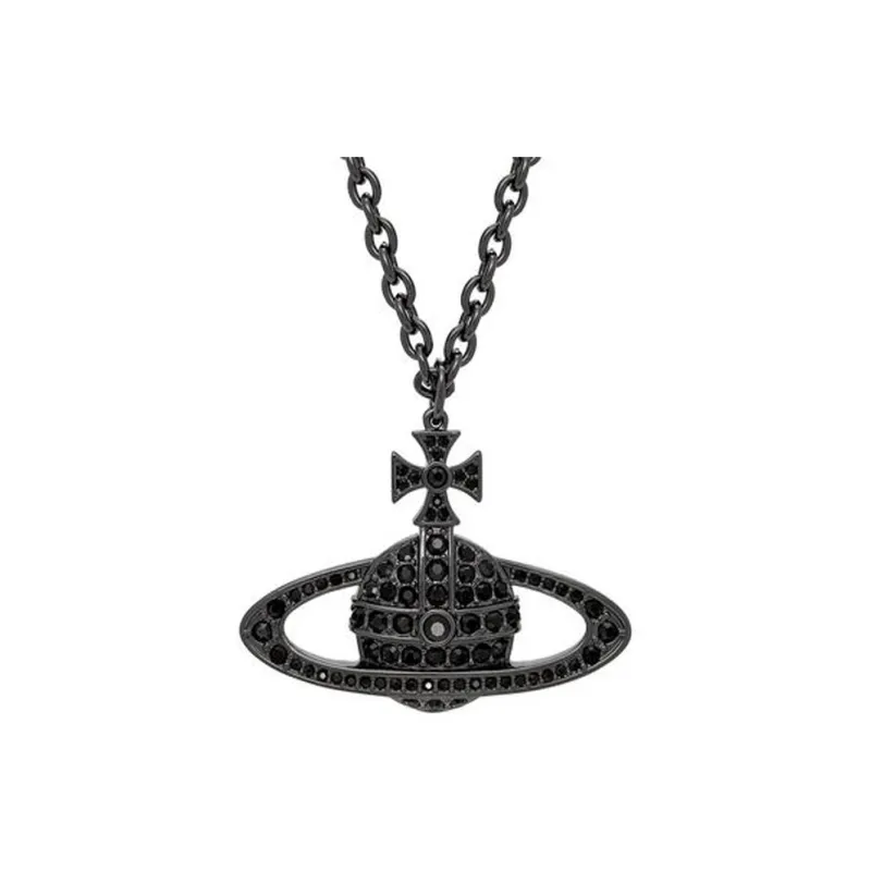 Vivienne Westwood Orb-charm Chain Necklace-0
