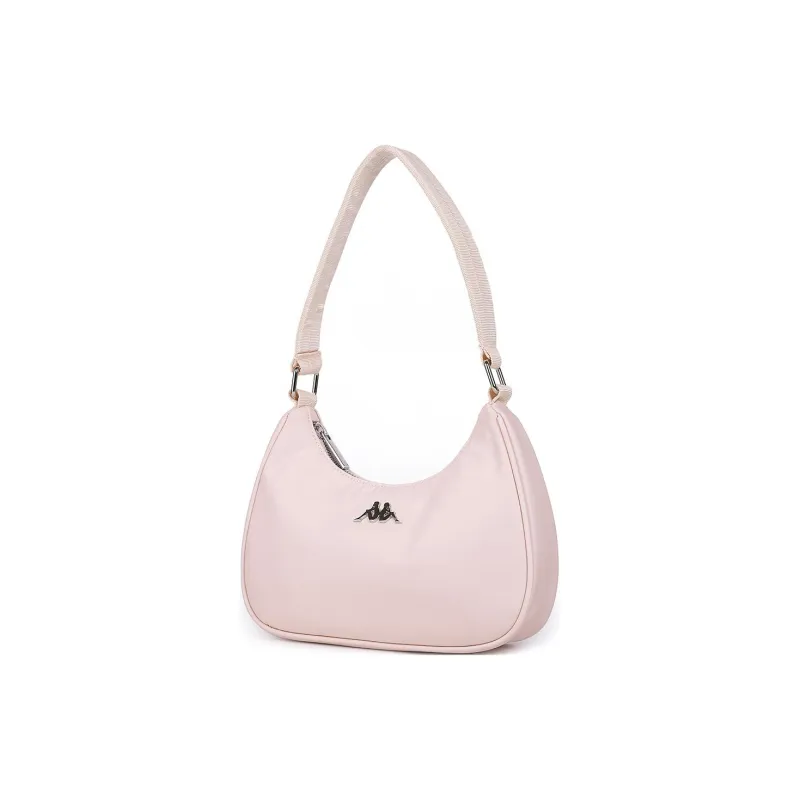 Kappa Nylon Shoulder Bag Commute Handbag Pochette Shoulder Bag Regular Women's Smoke Pink-1