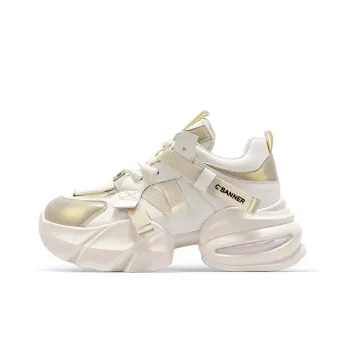 C°BANNER Low Top Chunky Sneakers Women's Gold