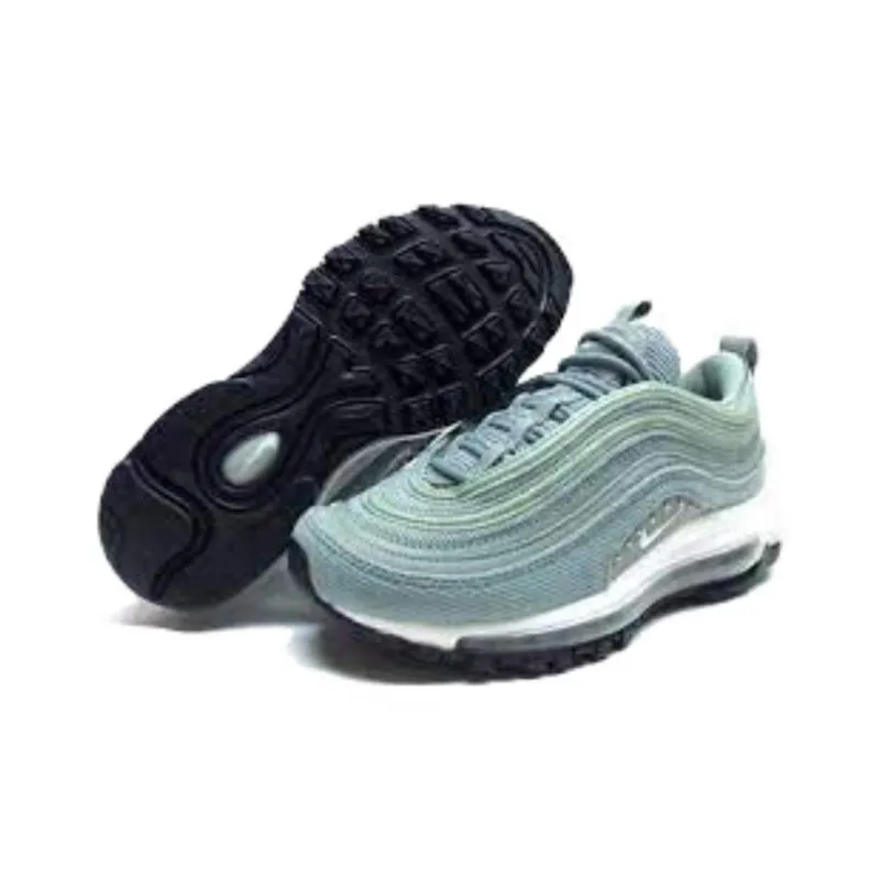 Nike Cushioning, Wear Resistant Low Top Running Shoes Unisex Green-1