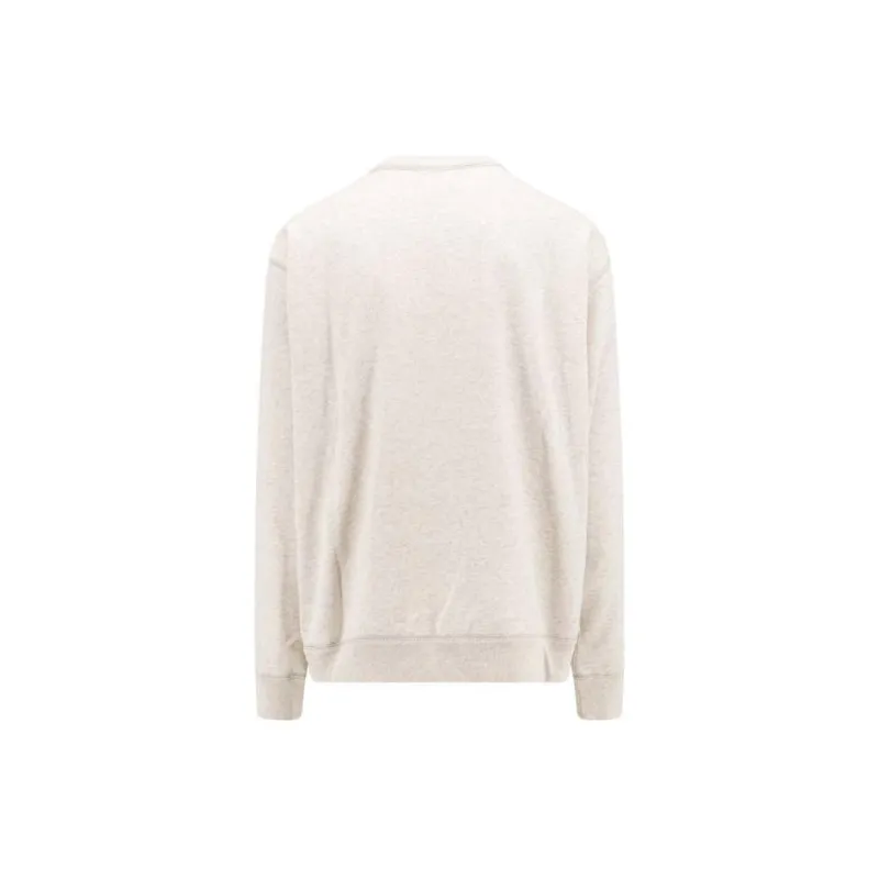 ISABEL MARANT Logo Flocked Crewneck Sweatshirt-1