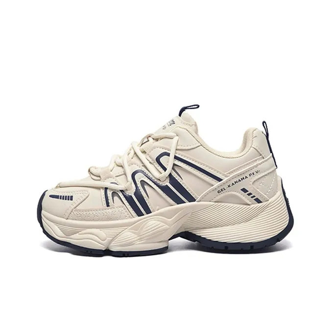 OAOQ Wear-Resistant Low-Top Chunky Sneakers Women's-1