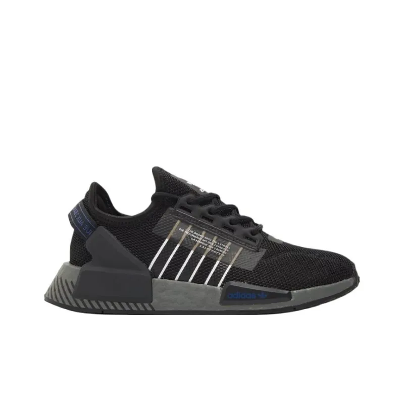 Adidas Originals NMD_R1 V2 J 'Black Grey Blue'-1