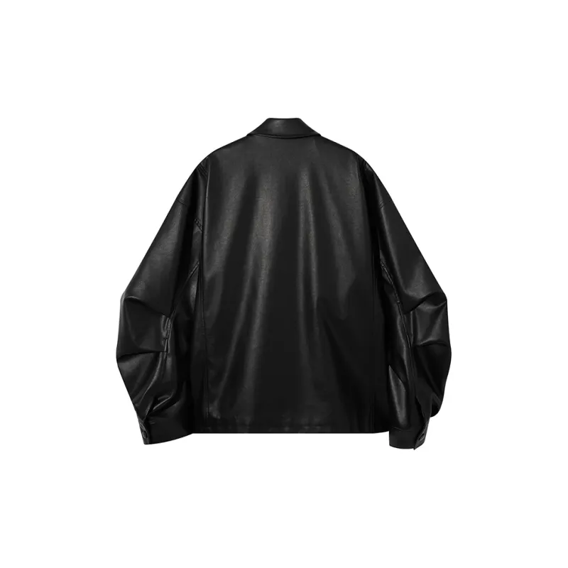 Ouyang Leather Jacket Women's Black-1