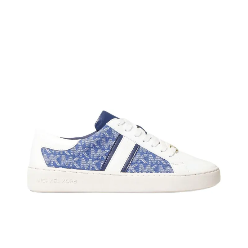 MICHAEL KORS Keaton Low Top Stylish Skateboarding Shoes Women's White Blue-1