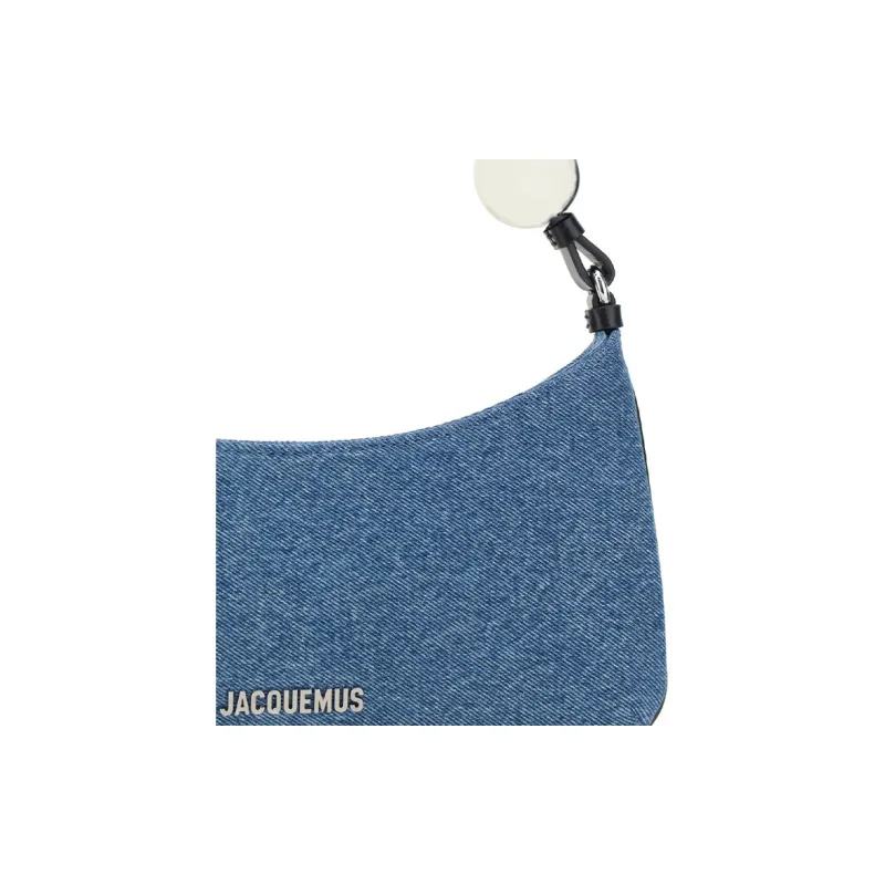 Jacquemus Le Bisou Denim Handbag Shoulder Bag Women's Blue-3