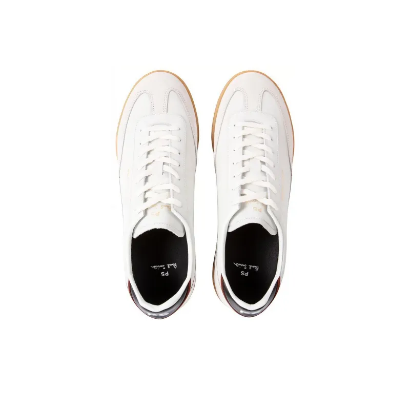 Paul Smith Low Top Stylish Skateboarding Shoes Men's White-4