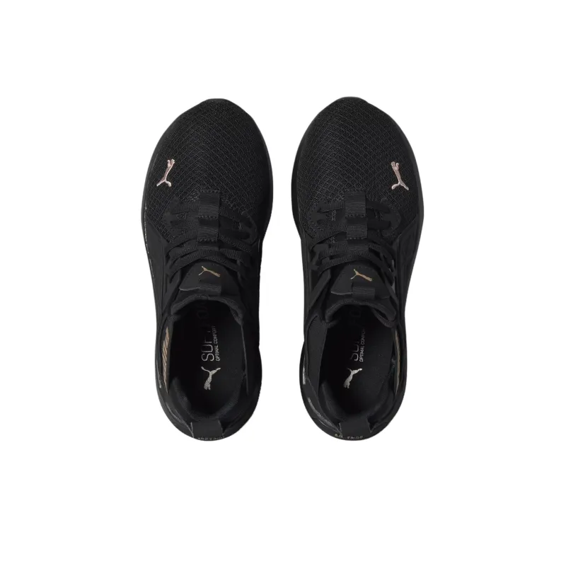PUMA Softride Enzo NXT Cushioning Anti-Slip And Wear-Resistant Low-Top Running Shoes Women's Black-2