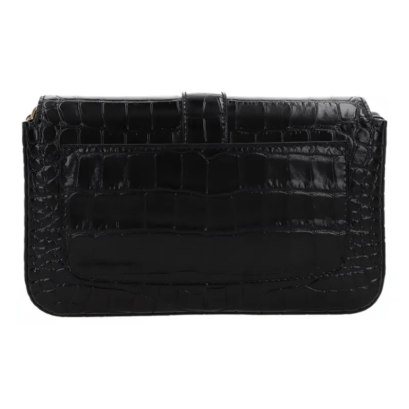 Balenciaga Calfskin Portable Crossbody Bag Shoulder Bag Women's Black-3