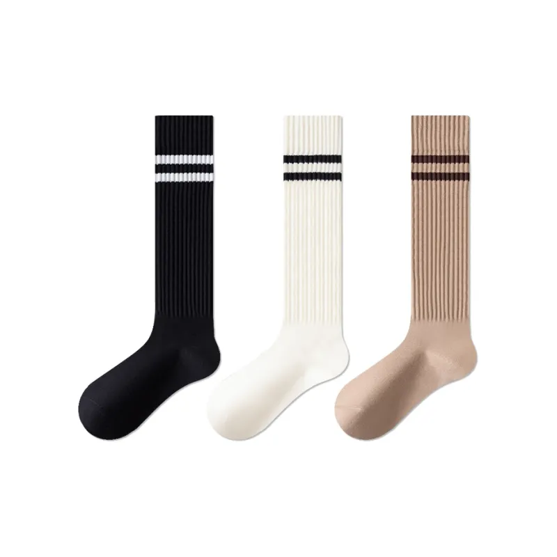 MIIOW Knee High Socks Women's 3 Pack-0