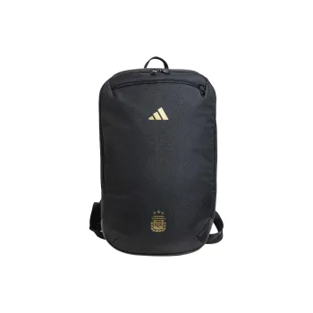 Adidas Polyester Backpack Medium Size Unisex Black & Deep Football Gold