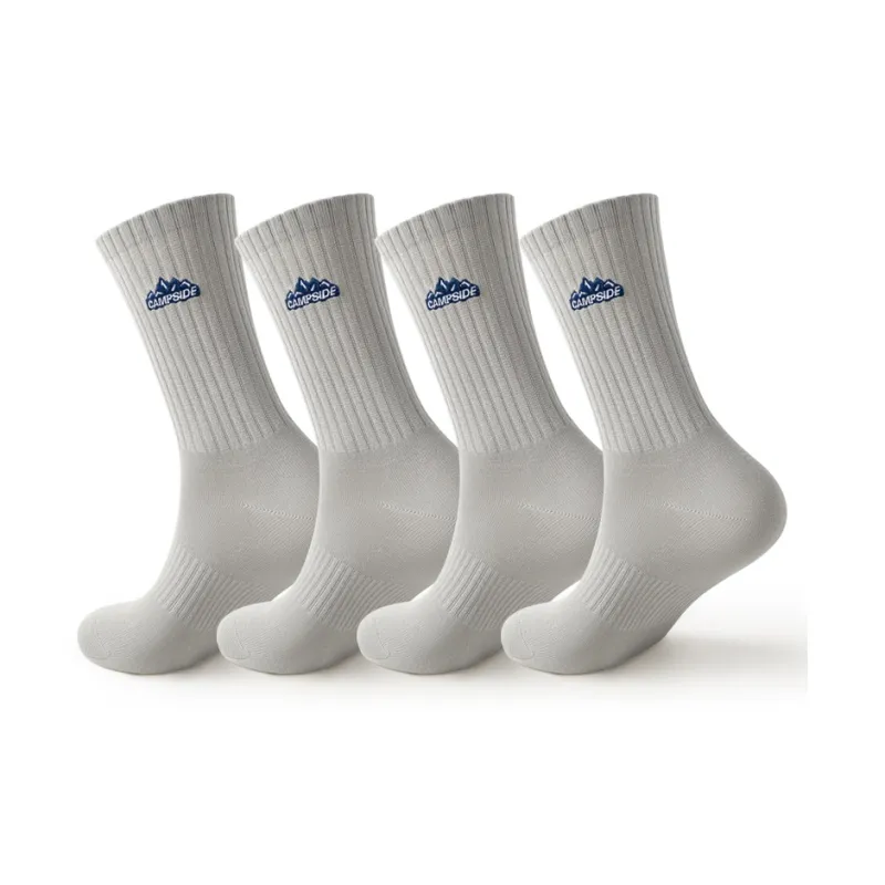 SHIWAJI Mid Calf Socks Men's 4 Pack-8